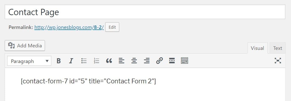 Contact Page