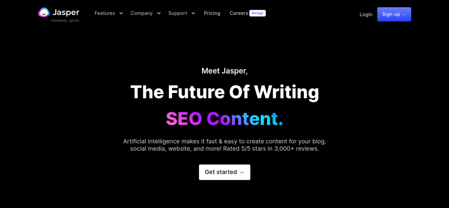 The Jasper website.