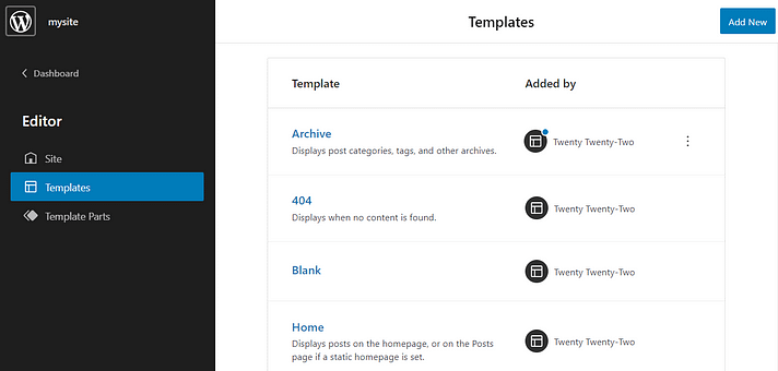 How to create templates in WordPress. 