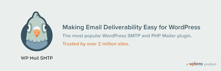 WP Mail SMTP by WPForms – The Most Popular SMTP and Email Log Plugin