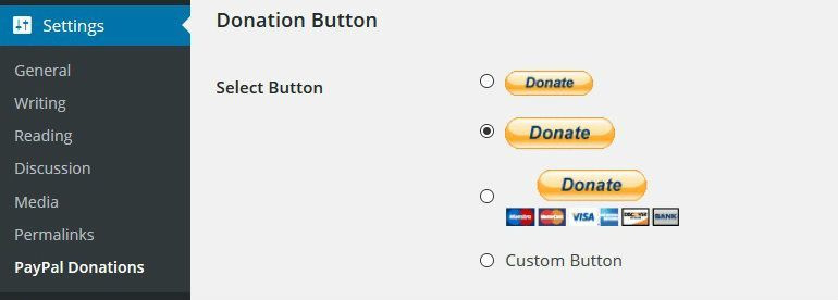 PayPal Donation with WordPress Buttons