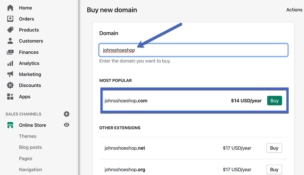 add a domain 