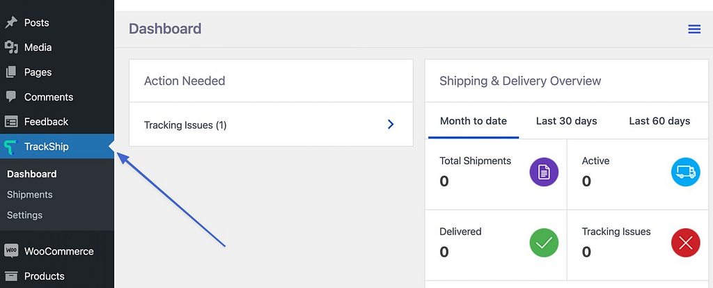 the trackship plugin for WooCommerce shipment tracking