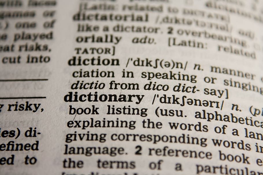 Glossary vs Dictionary