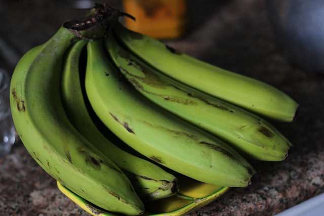 plantains - green banana 