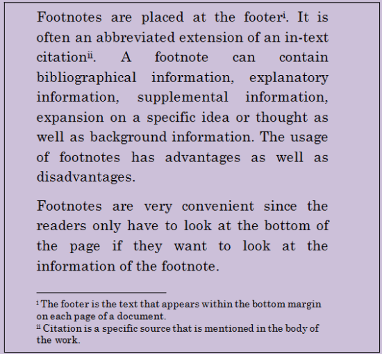 Difference Between Footnote and Endnote