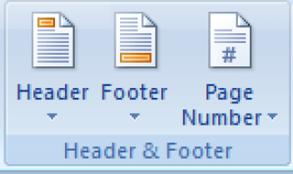 Difference Between Header and Footer - Step 1
