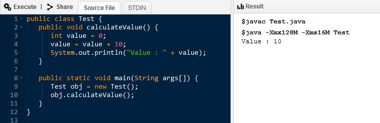 Main DIfference - Instance Variable vs Local Variable