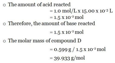 How to Find the Molar Mass - Example 3