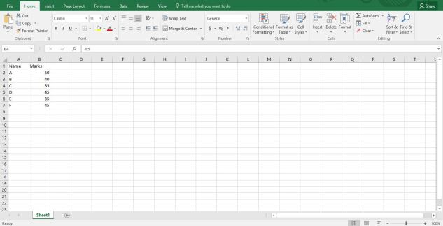 How to Plot Graph in Excel -4