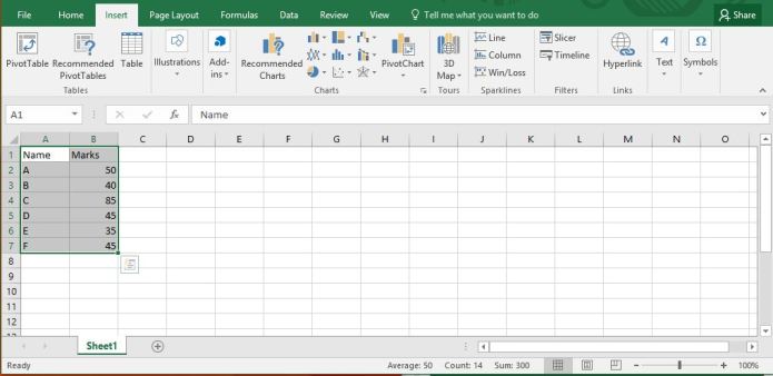 How to Plot Graph in Excel -5