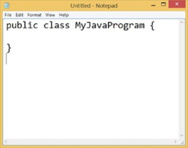 How to write a simple Java Program_Step 3 - Set Class Visibility