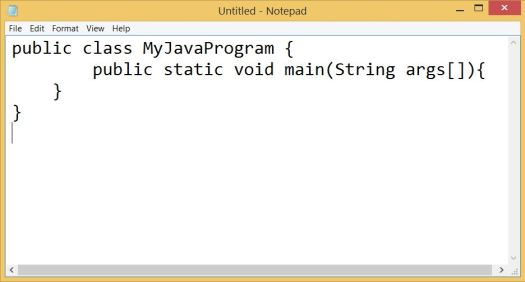 How to write a simple Java Program_Step 4 - Write Main Execution Method